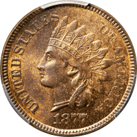 1877 Indian Cent (1c) OBVERSE Image