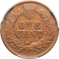 1877 Indian Cent (1c) Reverse Image