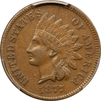 1877 Indian Cent (1c) Obverse Image