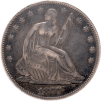 1877-S Seated Liberty Half Dollar (50c) Obverse Image
