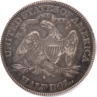 1877-S Seated Liberty Half Dollar (50c) Reverse Image