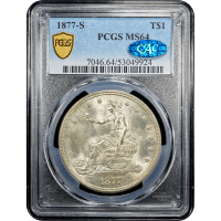 1877-S Trade Dollar ($1) Obverse Slab Image