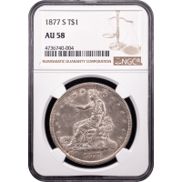1877-S Trade Dollar (T$1) Obverse Slab Image