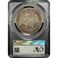 1877 Trade Dollar (T$1) Reverse Slab Image