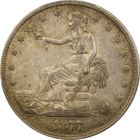 1877 Trade Dollar (T$1) OBVERSE Image