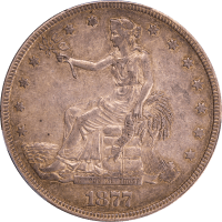 1877 Trade Dollar (T$1) Obverse Image