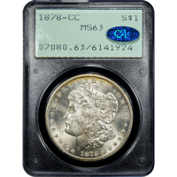 1878-CC Morgan Dollar ($1) Rattler Obverse Slab Image