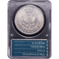 1878 Morgan Dollar ($1) 7TF Reverse of 1878 Rattler SLAB Image