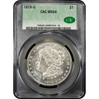 1878-S Morgan Dollar ($1) Obverse Slab Image