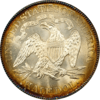 1878 Seated Liberty Half Dollar (50c) REVERSE Image