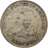 1878 Seated Liberty Half Dollar (50c) Reverse Image