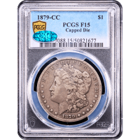 1879-CC Morgan Dollar ($1) Capped Die Obverse Slab Image