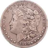 1879-CC Morgan Dollar ($1) Capped Die Obverse Image