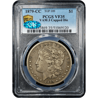 1879-CC Morgan Dollar ($1) VAM 3 Capped Die SLAB Image