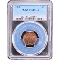 1879 Indian Cent (1c) SLAB Image