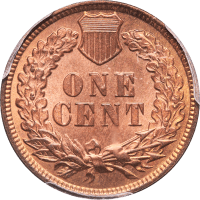 1879 Indian Cent (1c) REVERSE Image