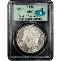 1879-S Morgan Dollar ($1) OGH Obverse Slab Image