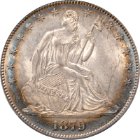 1879 Seated Liberty Half Dollar (50c) Obverse Image
