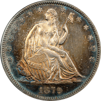 1879 Seated Liberty Half Dollar (50c) Obverse Image
