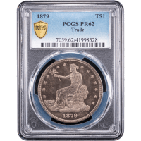 1879 Trade Dollar (T$1) Obverse Slab Image