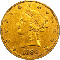 1880-O Liberty Gold Eagle ($10) OBVERSE Image