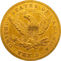 1880-O Liberty Gold Eagle ($10) REVERSE Image