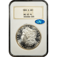 1880-S Morgan Dollar ($1) Obverse Slab Image