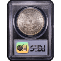 1880-S Morgan Dollar ($1) Rainbow Toner Reverse Slab Image
