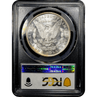 1880-S Morgan Dollar ($1) Rainbow Toner Reverse Slab Image