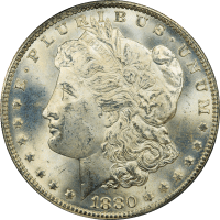 1880/79-CC Morgan Dollar ($1) Reverse of 1878 OGH OBVERSE Image