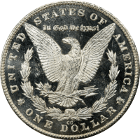 1881-CC Morgan Dollar ($1) Reverse Image