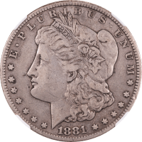 1881-CC Morgan Dollar ($1) OBVERSE Image