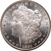 1881-CC Morgan Dollar ($1) OGH Obverse Image
