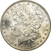 1881-CC Morgan Dollar ($1) OBVERSE Image