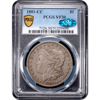 1881-CC Morgan Dollar ($1) SLAB Image