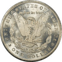 1881-CC Morgan Dollar ($1) Rattler REVERSE Image
