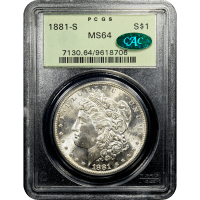 1881-S Morgan Dollar ($1) OGH Obverse Slab Image