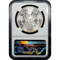 1881-S Morgan Dollar ($1) Rainbow Toner SLAB Image