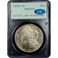 1881-S Morgan Dollar ($1) Rattler SLAB Image
