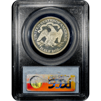 1881 Seated Liberty Half Dollar (50c) Reverse Slab Image