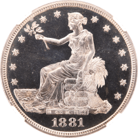 1881 Trade Dollar ($1) Obverse Image