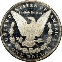 1882-CC Morgan Dollar ($1) REVERSE Image