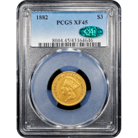 1882 Gold $3 Obverse Slab Image