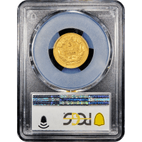 1882 Gold $3 Reverse Slab Image