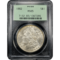 1882 Morgan Dollar ($1) OGH SLAB Image
