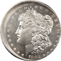 1882-O Morgan Dollar ($1) Error - Struck 10 Percent Off-Center OBVERSE Image