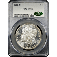1882-S Morgan Dollar ($1) Obverse Slab Image