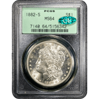 1882-S Morgan Dollar ($1) OGH Obverse Slab Image