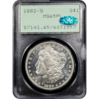 1882-S Morgan Dollar ($1) Rattler SLAB Image