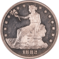1882 Trade Dollar ($1) Obverse Image